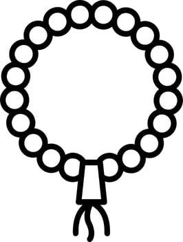 Tasbih Vector Icon