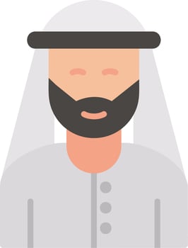 Arab Man Vector Icon