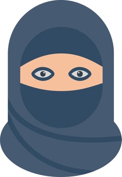 Niqab Vector Icon