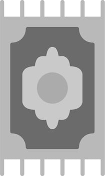 Prayer Mat Vector Icon