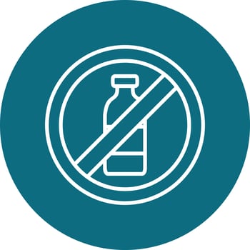 No Alcohol Vector Icon