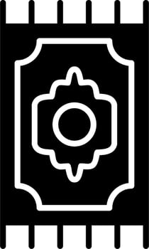 Prayer Mat Vector Icon
