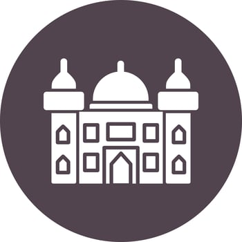 Nabawi Mosque Vector Icon
