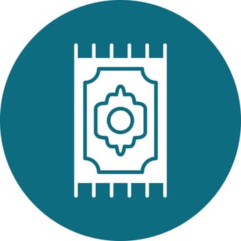Prayer Mat Vector Icon