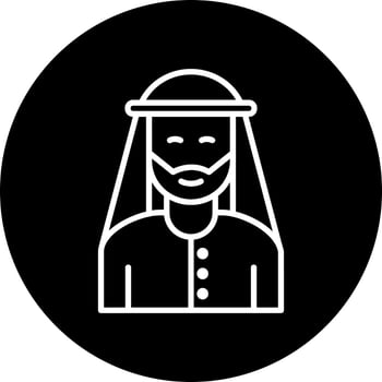 Arab Man Vector Icon