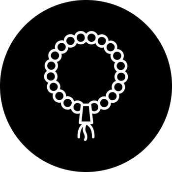 Tasbih Vector Icon