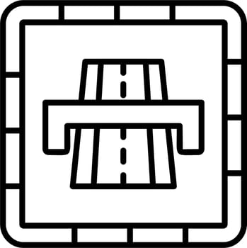 Motorway Vector Icon