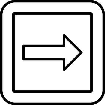 Turn Right Vector Icon