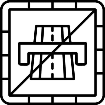 End Motorway Vector Icon