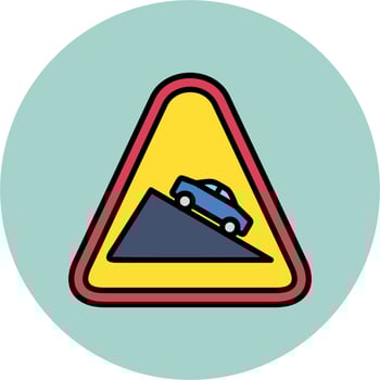 Descending Vector Icon