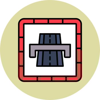 Motorway Vector Icon