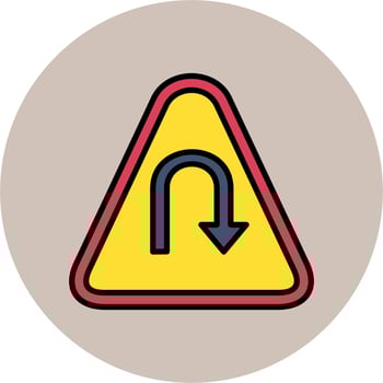 Turn Right Vector Icon