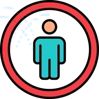 Walk signal Vector Icon