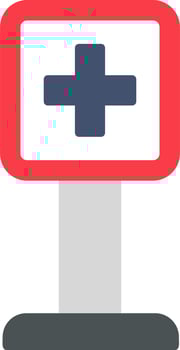 Clinic Vector Icon