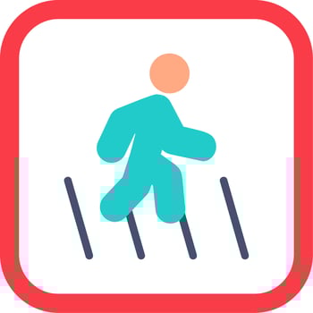 Road Cross Vector Icon