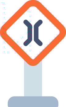 Narrow Bridge Vector Icon