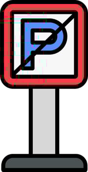 No Parking Vector Icon