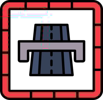 Motorway Vector Icon