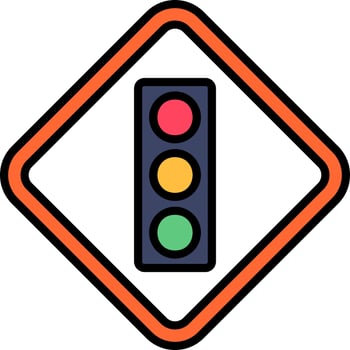 Traffic Lights Vector Icon