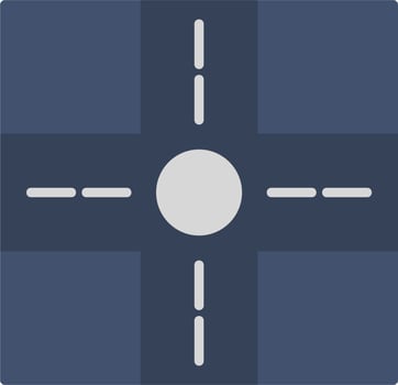 Crossroad Vector Icon
