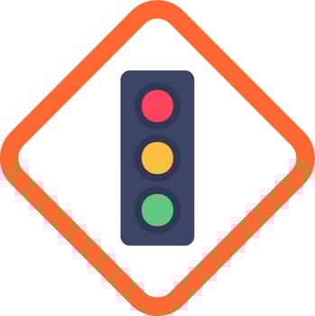 Traffic Lights Vector Icon