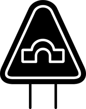 Bridge Road Vector Icon