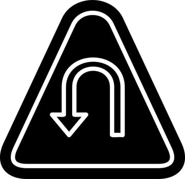 Left Hair Pin Vector Icon