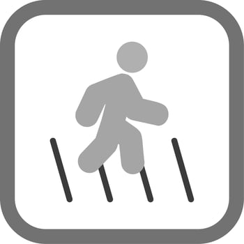 Road Cross Vector Icon