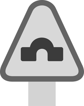 Bridge Road Vector Icon
