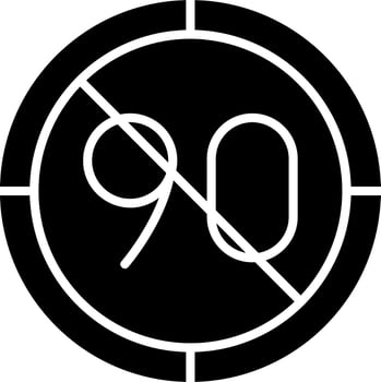 Speed Limit Vector Icon