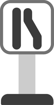 Lane Vector Icon