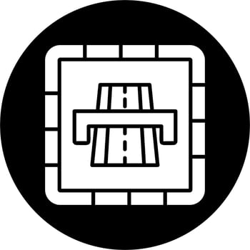 Motorway Vector Icon