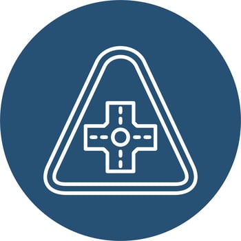 Intersecting Vector Icon