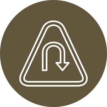 Turn Right Vector Icon