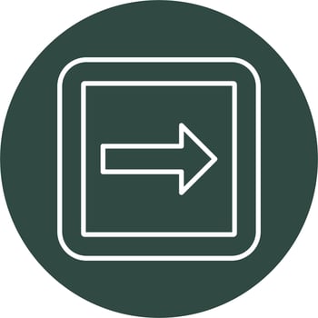 Turn Right Vector Icon