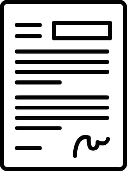 Contract Vector Icon