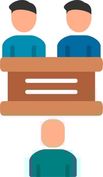 Job Interview Vector Icon