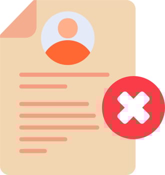 Rejected Vector Icon