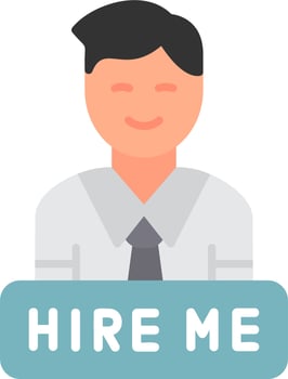 Hire Me Vector Icon