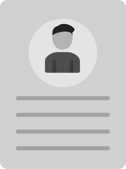 Cv Vector Icon