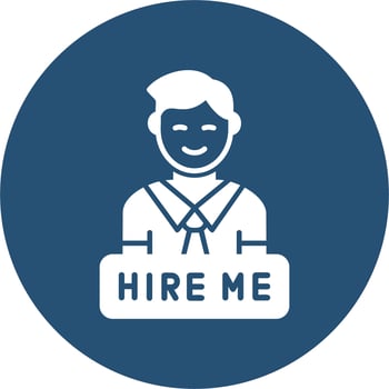 Hire Me Vector Icon