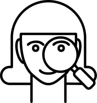 Magnifying Glass Vector Icon
