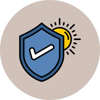 Sun Protection Vector Icon