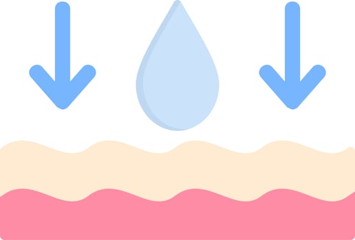 Moisturizing Vector Icon