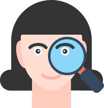 Magnifying Glass Vector Icon