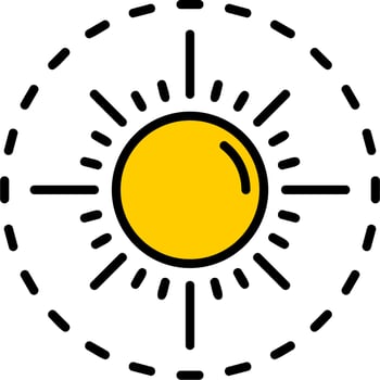 Sun Vector Icon