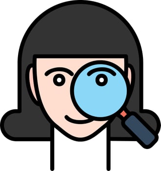 Magnifying Glass Vector Icon