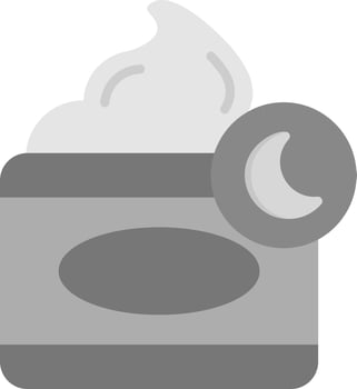Night Cream Vector Icon