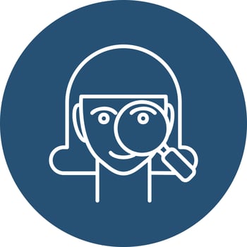Magnifying Glass Vector Icon