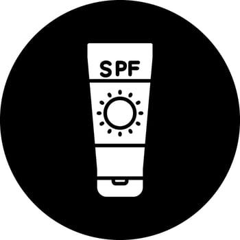 Sunscreen Vector Icon